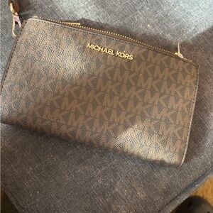 Michael Kors Black Wristlet